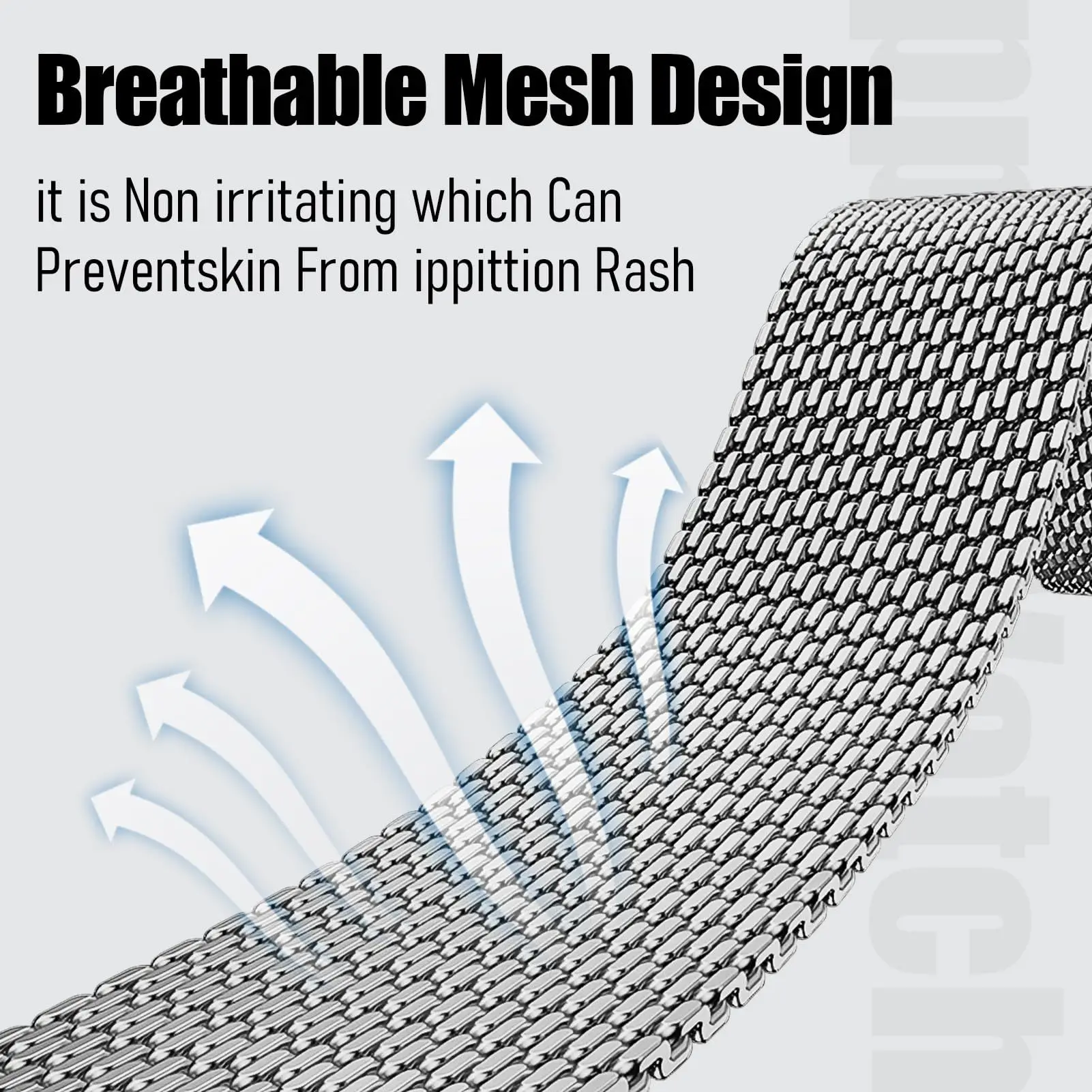สายนาฬิกาแบบตาข่ายสแตนเลส Mila - Mesh Coil Strip บทวิจารณ์และราคา