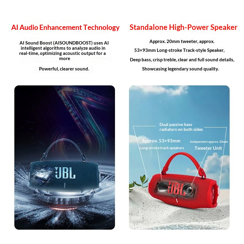 JBL CHARGE6 ลำโพงบลูทูธไร้สายแ - Anker Speaker Soundcore Boom 2 บทวิจารณ์และราคา